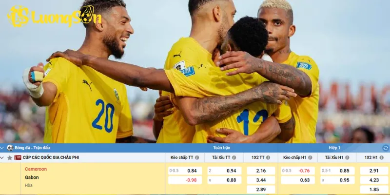 Chi tiết kèo Cameroon vs Gabon