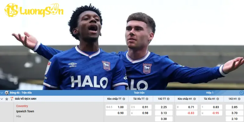 Chi tiết kèo Coventry City vs Ipswich Town
