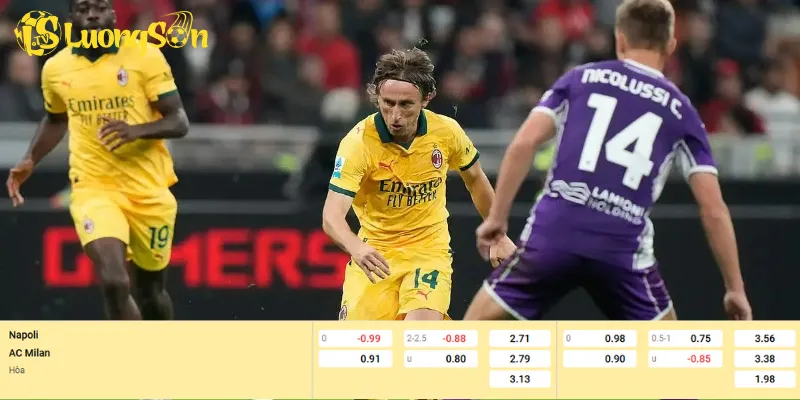 Chi tiết kèo Napoli vs AC Milan