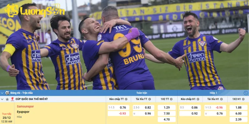 Chi tiết kèo Samsunspor vs Eyupspor