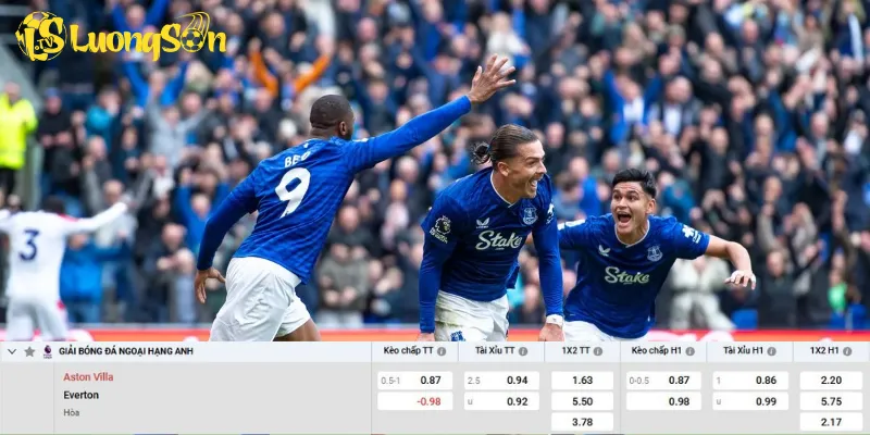 Chi tiết kèo Aston Villa vs Everton