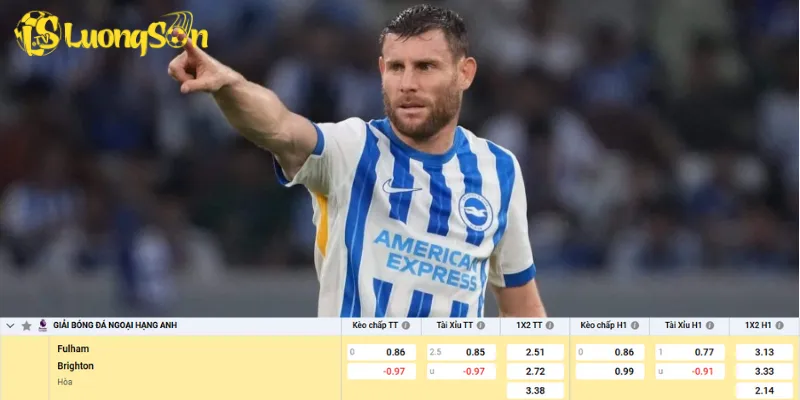 Chi tiết kèo Fulham vs Brighton