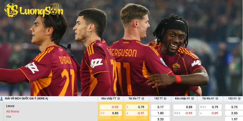 Chi tiết kèo Lecce vs AS Roma