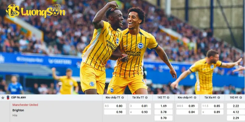 Chi tiết kèo Man United vs Brighton