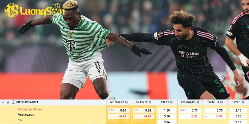 Chi tiết kèo Nottingham Forest vs Ferencvaros