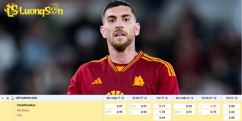 Chi tiết kèo Panathinaikos vs AS Roma