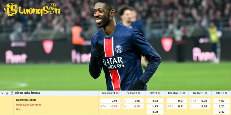 Chi tiết kèo Sporting vs PSG