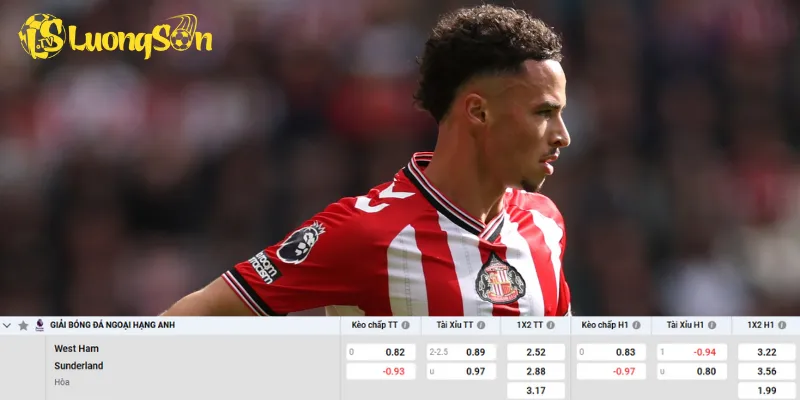 Chi tiết kèo West Ham vs Sunderland