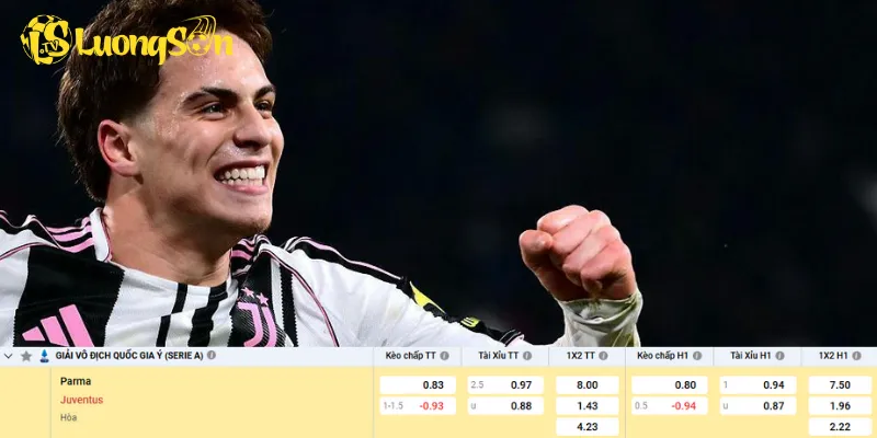 Chi tiết kèo Parma vs Juventus