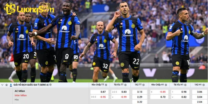 Chi tiết kèo AC Milan vs Inter