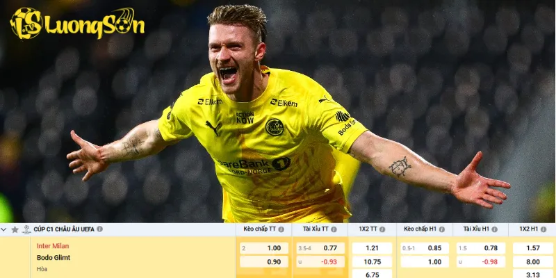 Chi tiết kèo Inter vs Bodo Glimt