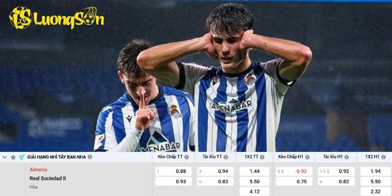 Chi tiết kèo Almeria vs Real Sociedad B
