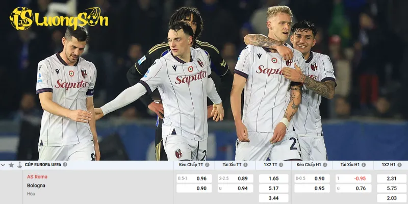 Chi tiết kèo AS Roma vs Bologna