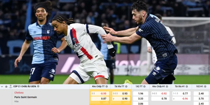 Chi tiết kèo Chelsea vs PSG