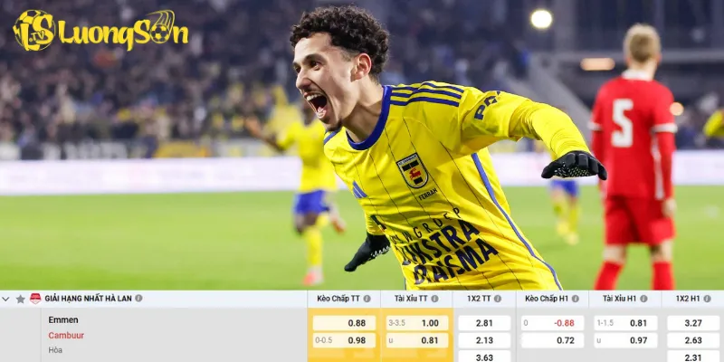 Chi tiết kèo Emmen vs Cambuur
