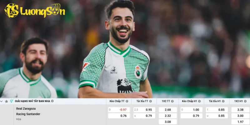 Chi tiết kèo Real Zaragoza vs Racing Santander